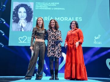María Morales y José Luis García-Pérez premiados como mejor actriz y mejor actor en la categoría de los Premios Original en el FICAL de Almería