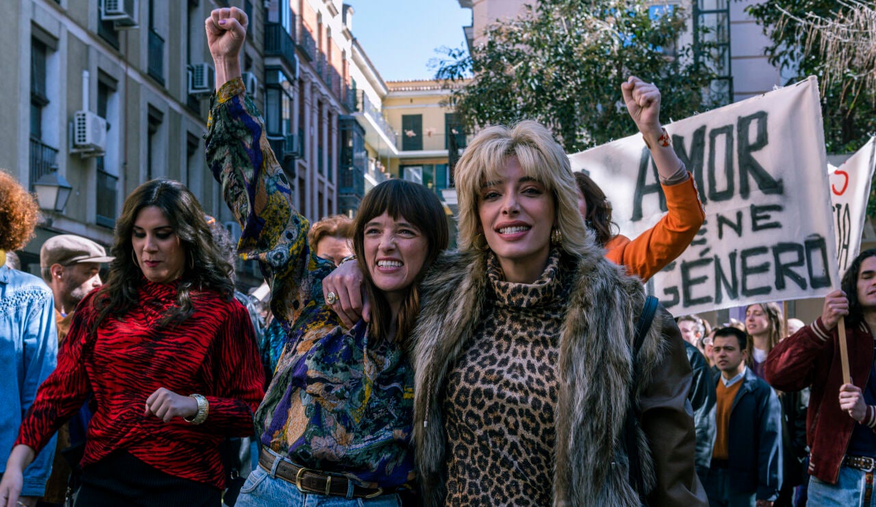 Escena de Vestidas de azul