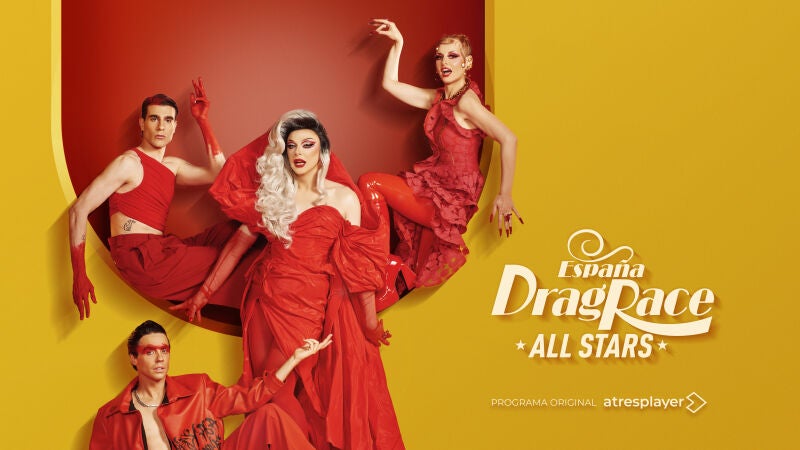 ✨ Llega el glamour a atresplayer con los carteles oficiales del jurado de Drag Race España: All Stars