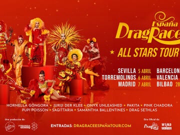 Drag Race España anuncia su nueva gira 'All Stars Tour' que arrancará el 5 de abril