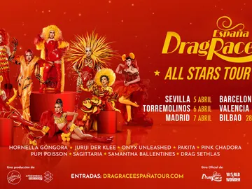 Drag Race España anuncia su nueva gira 'All Stars Tour' que arrancará el 5 de abril Drag Race España anuncia su nueva gira 'All Stars Tour' que arrancará el 5 de abril
