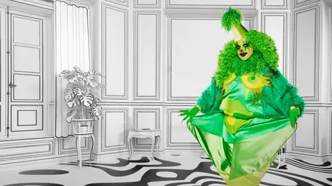 Porca Theclubkid, en el Meet the Queens de la cuarta temporada de Drag Race España Porca Theclubkid, en el Meet the Queens de la cuarta temporada de Drag Race España