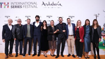 El grupo de ¿A qué estás esperando? posa en el SOUTH Festival