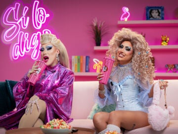 Clover Bish y Samantha Ballentines abren el telón de Sí lo digo con una improvisación muy divertida tras comentar Drag Race España