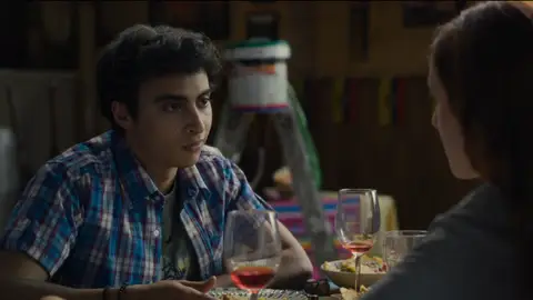 Jeremy y Bárbara durante su cita Jeremy y Bárbara durante su cita