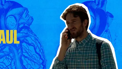 Joan Amargós es Raúl en A muerte Joan Amargós es Raúl en A muerte