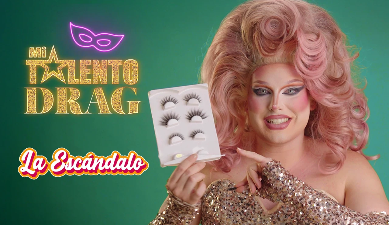 Consigue una pestaña drag perfecta con los trucos de La Escándalo en Mi talento drag